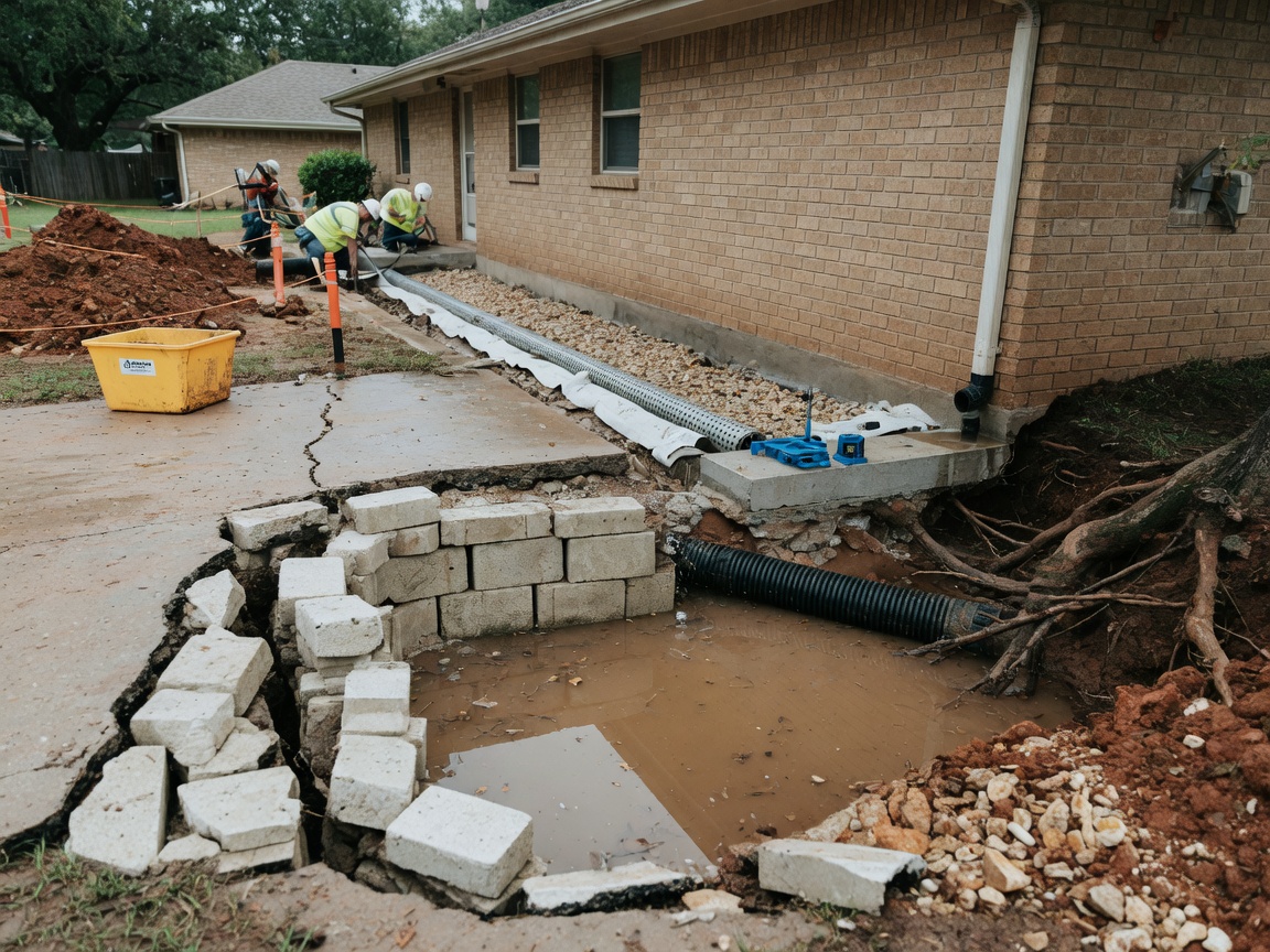How Water and Drainage Cause Foundation Problems (and How to Fix Them)