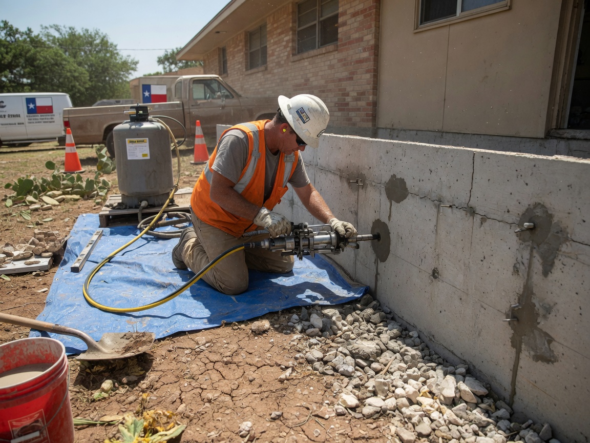 Foundation Repair in Donna